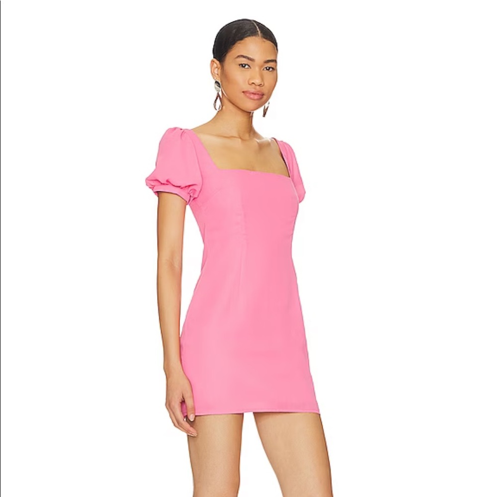MORE TO COME Maddy Mini Dress in Pink XS